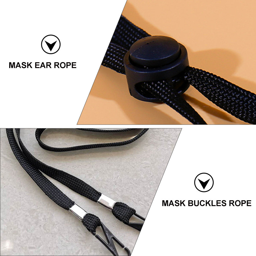 12Pcs Safety Mask Holder Adjus - Mask Lanyard Adjustable ulasan dan harga